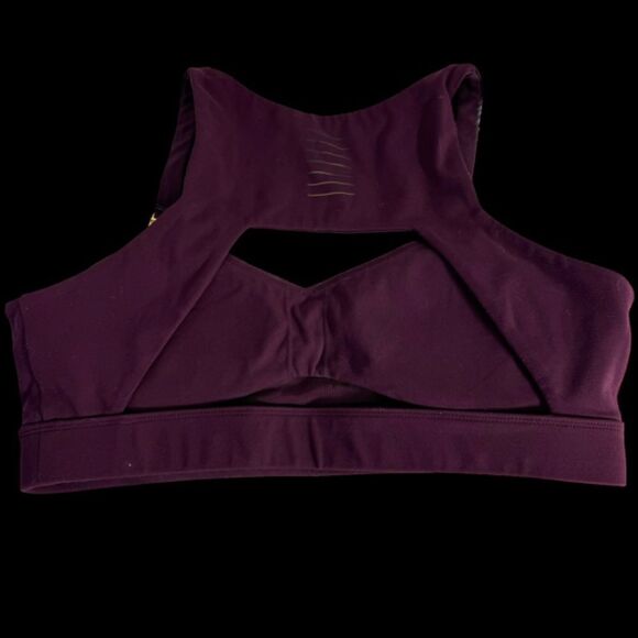 Cleo Harper Vashti Maroon Bralette Sz M - Picture 3 of 5